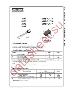 J174 datasheet  